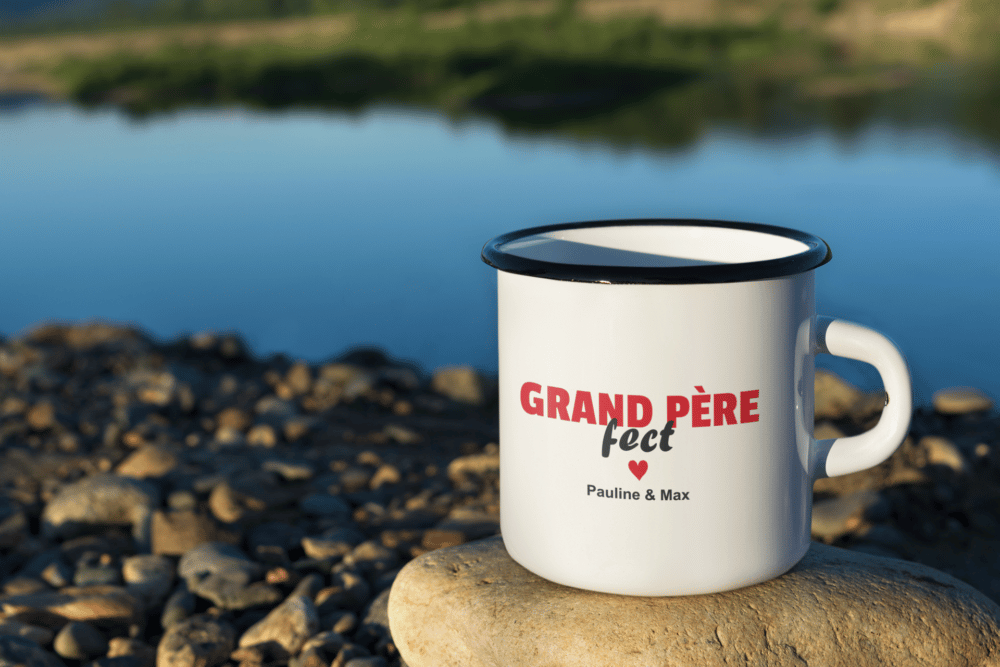 Mug vintage personnalisé Grand père fect