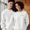 Sweat personnalisé Saint Valentin Date chiffres romain - Cadeau Saint Valentin - cadeau couple – Image 2