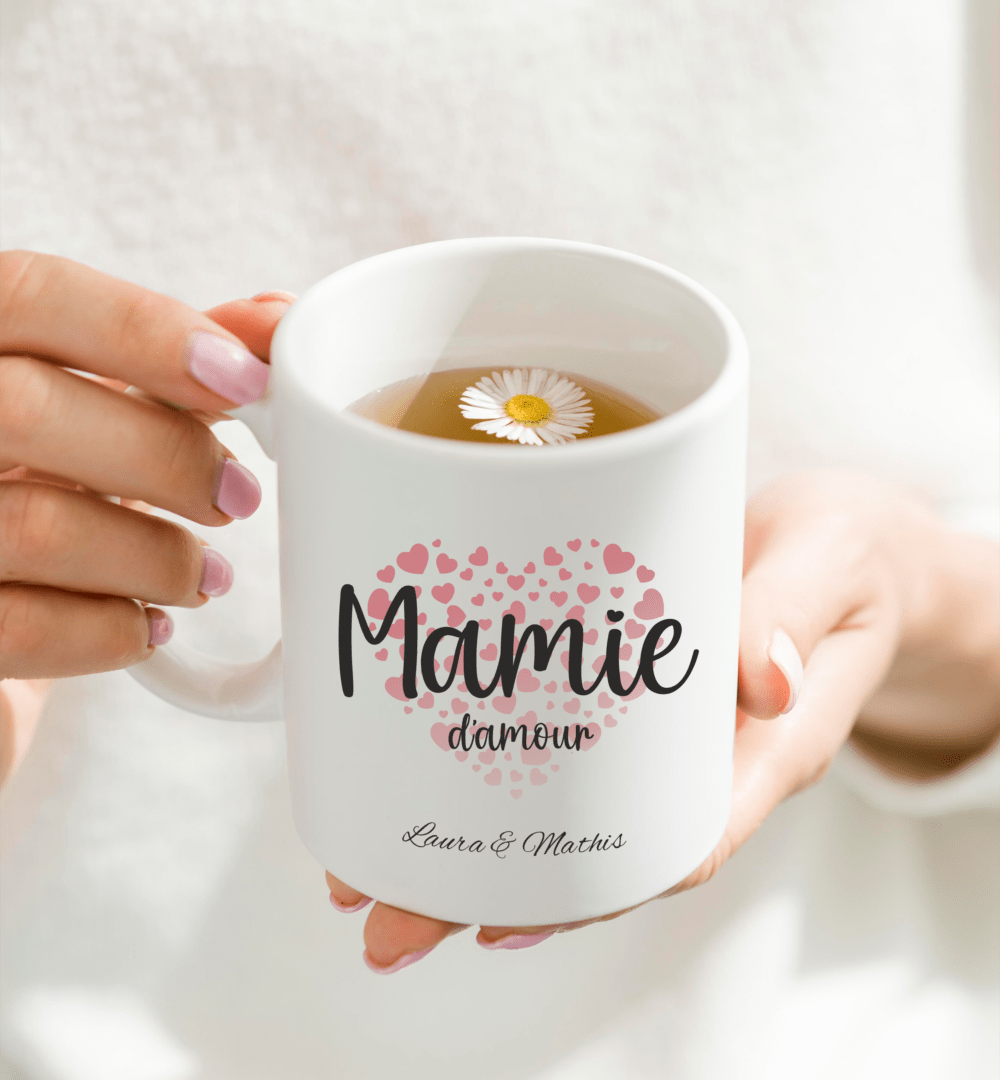 Mug personnalisé mamie d'amour