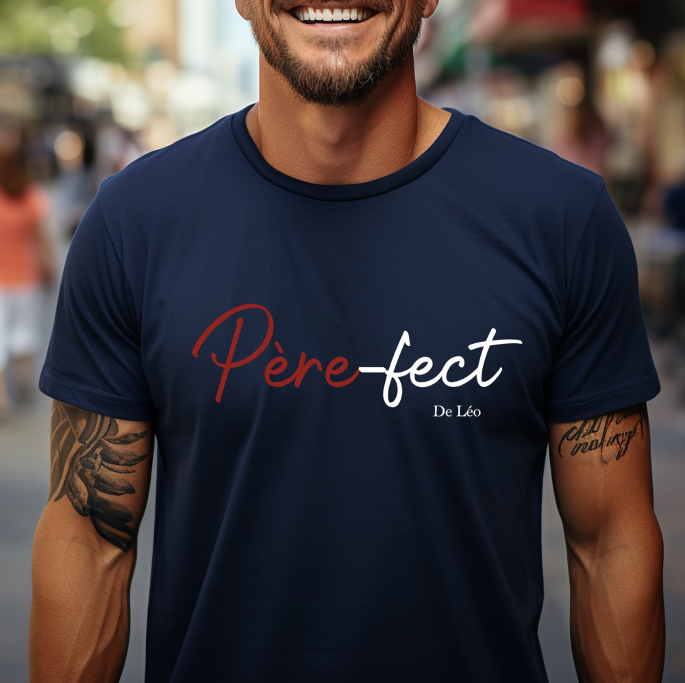 T shirt père fect de navy