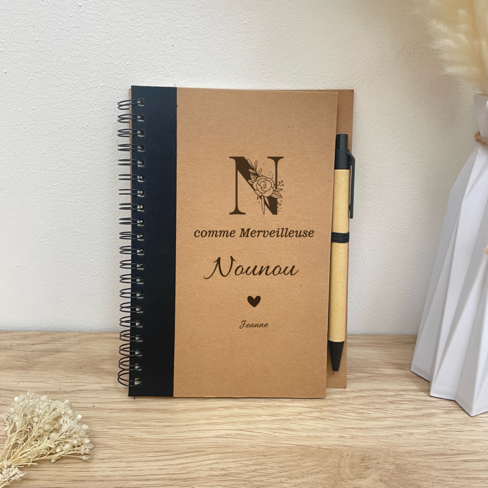 Carnet nounou personnalisé