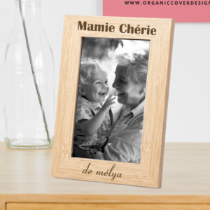 Cadre photo personnalisé mamie