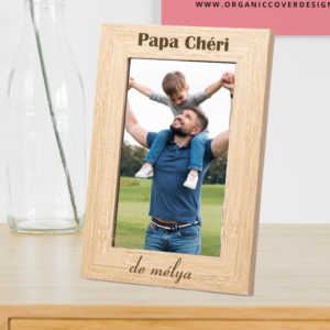Cadre photo personnalisé papa