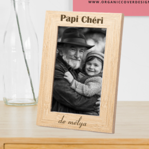 Cadre photo personnalisé papi