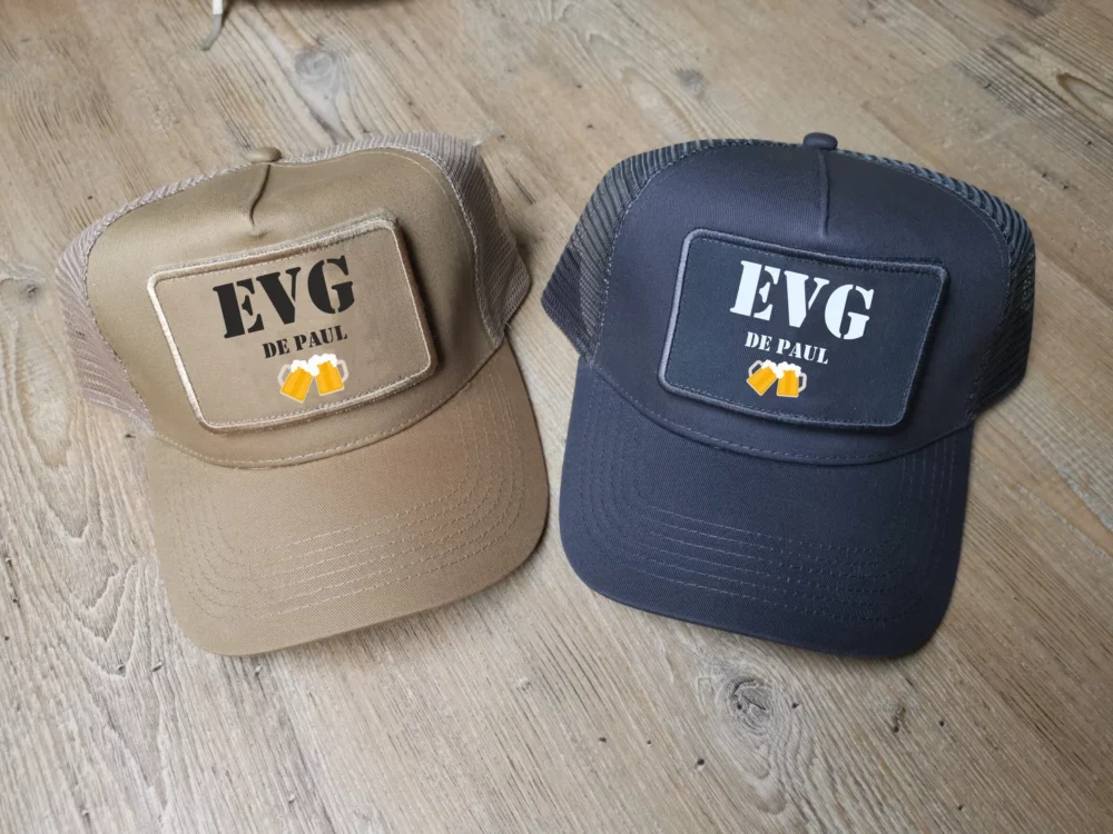 Casquettes EVG bières personnalisé