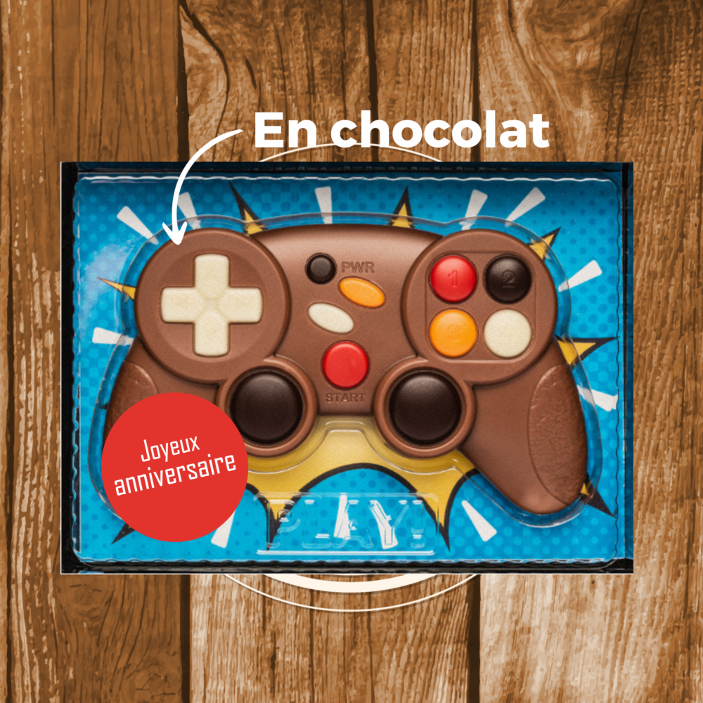 Manette de jeu chocolat