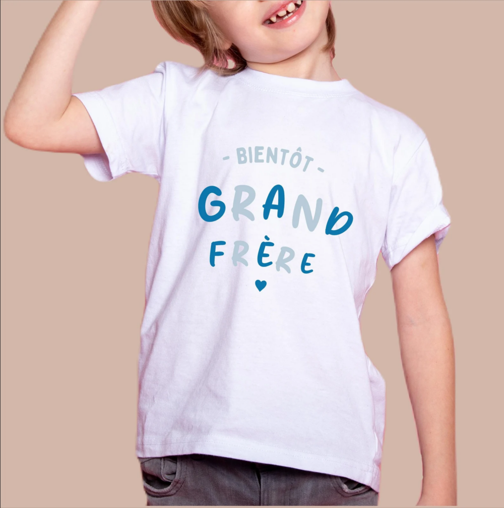 T-shirt bientôt grand frere