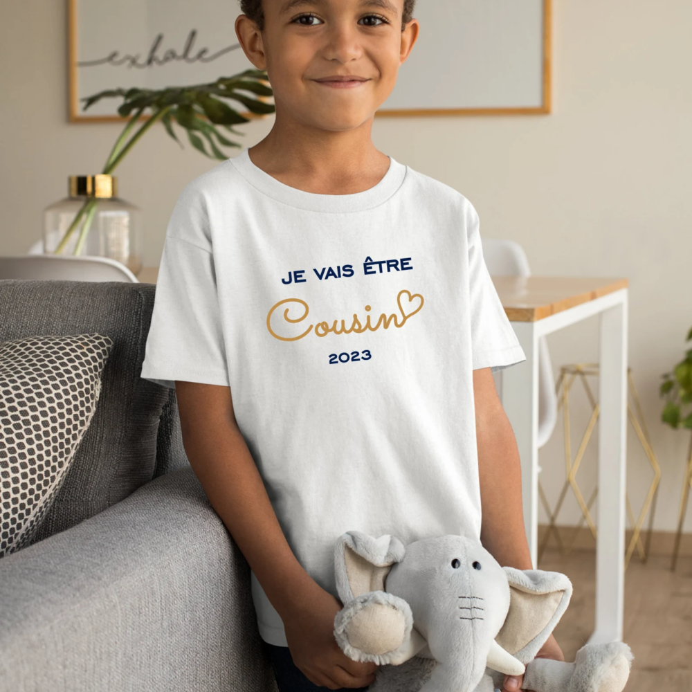 T-shirt "Je vais être Cousin (2025)"