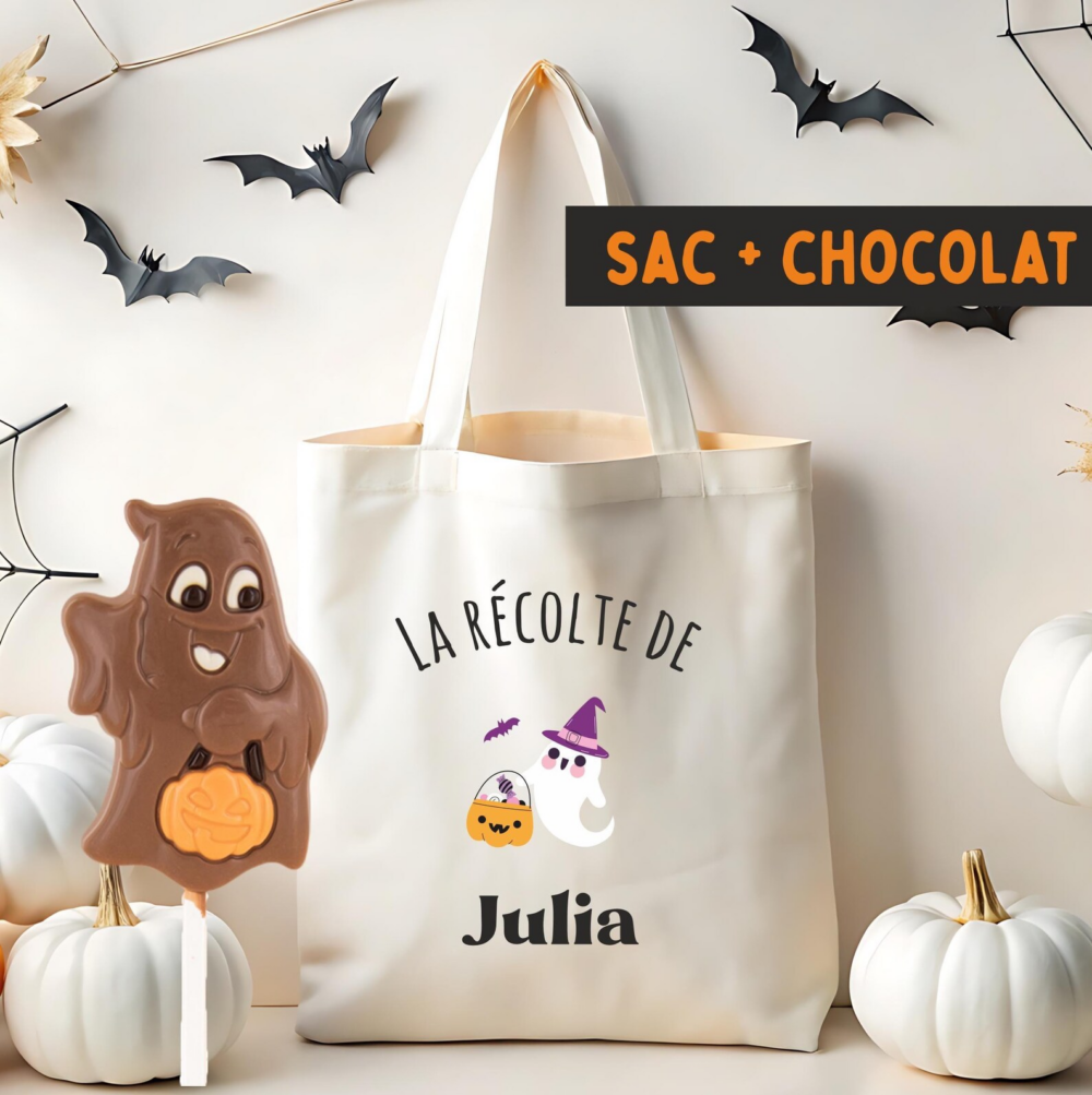 Sac à bonbons Halloween Personnalisé " La Récolte de "