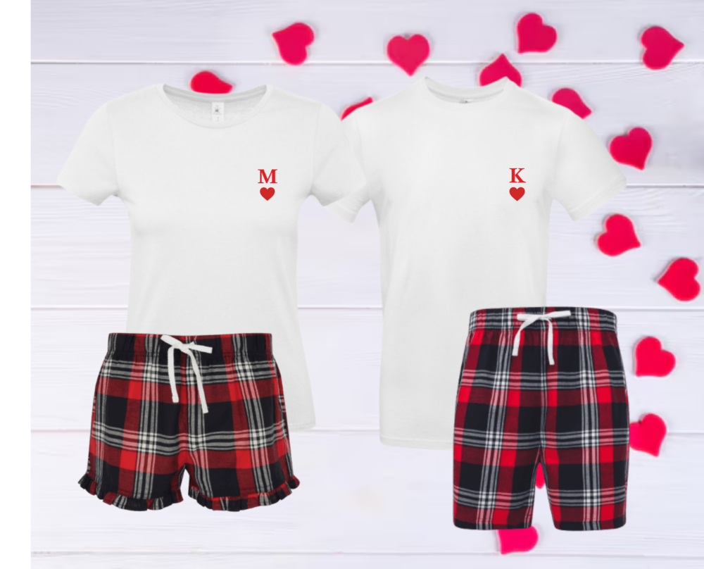 pyjama short st valentin