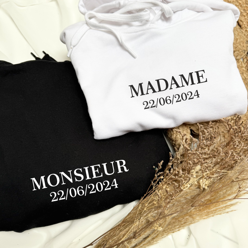 Sweat saint valentin personnalisé