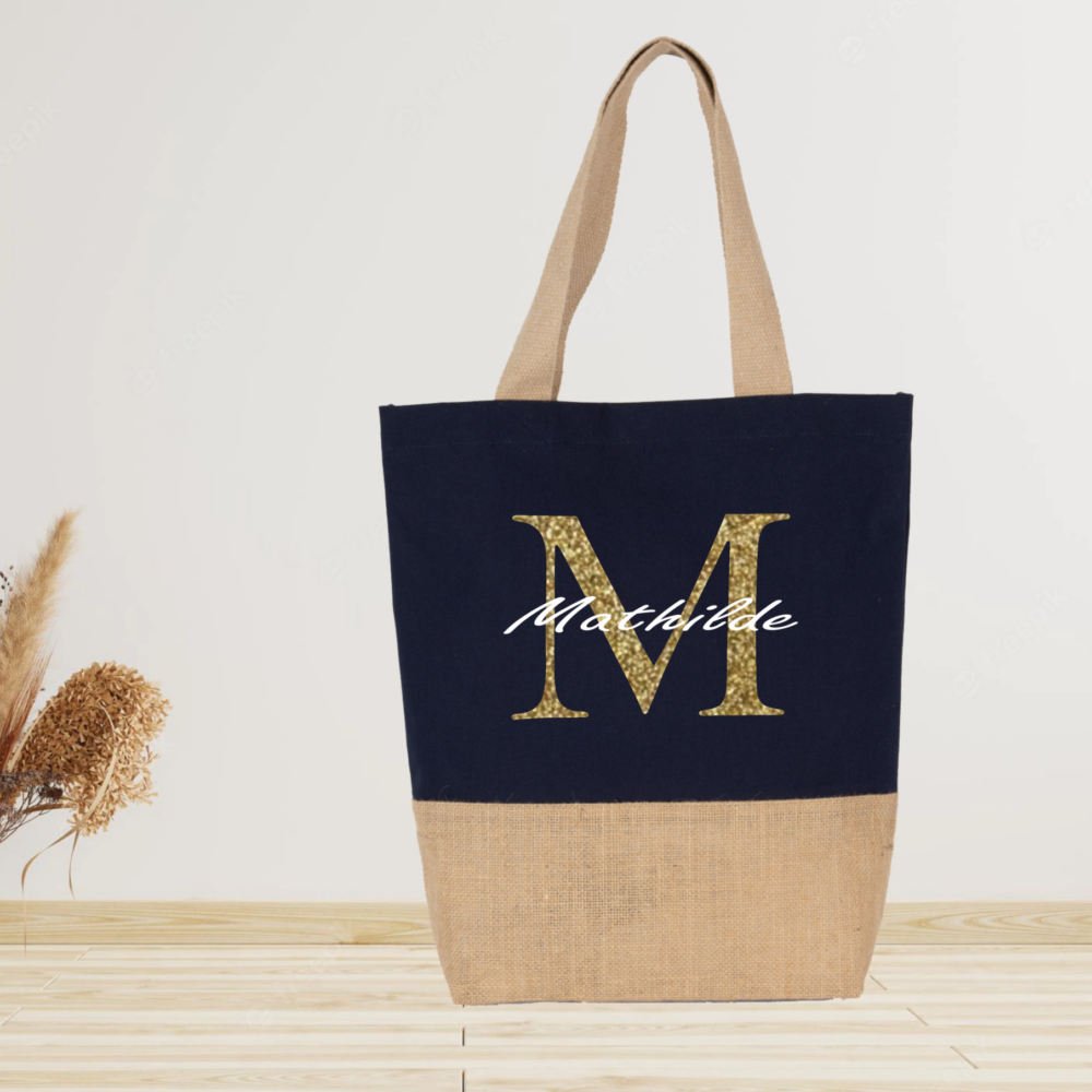 Sac tote bag personnalisé pour mamie