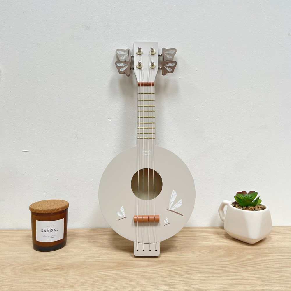 banjo beige jouet enfant