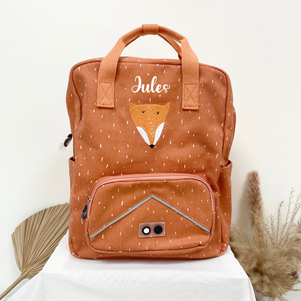 sac à dos renard trixie prénom