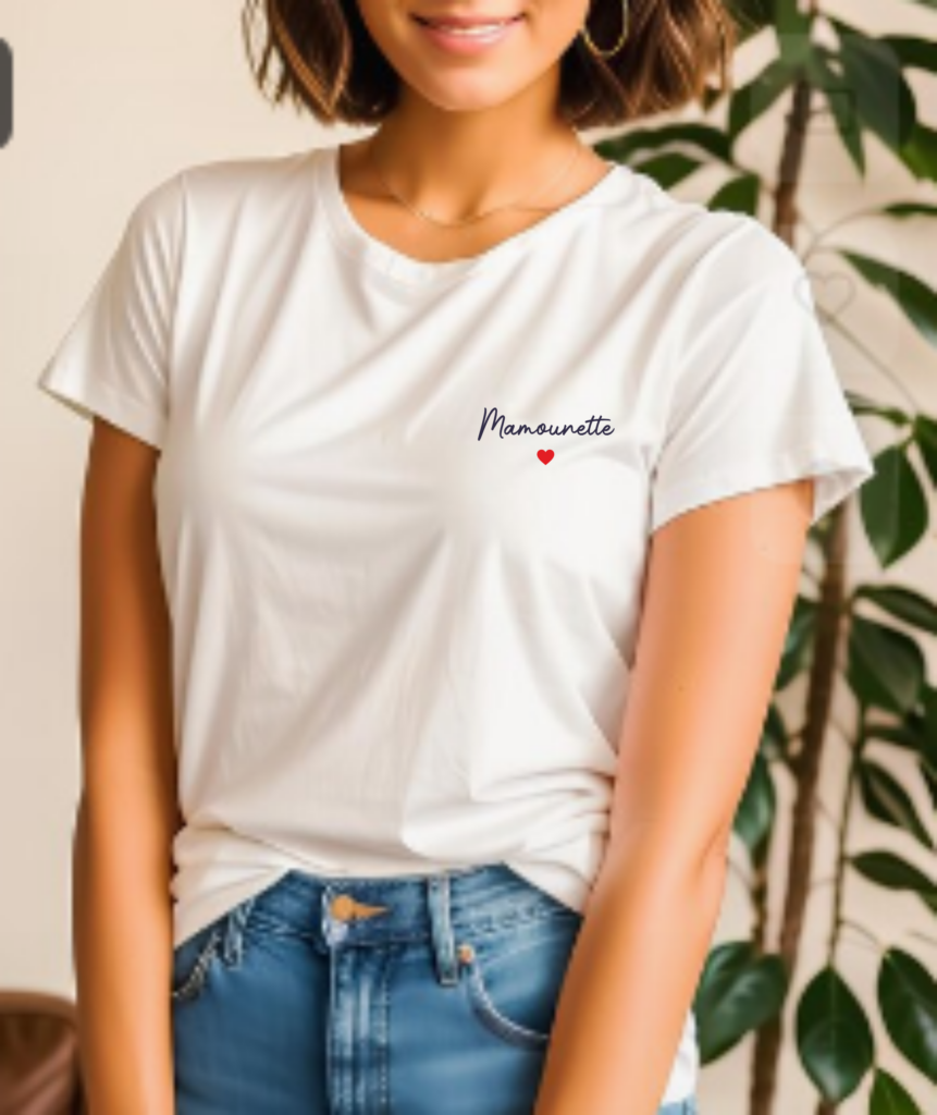 t shirt maman mamounette