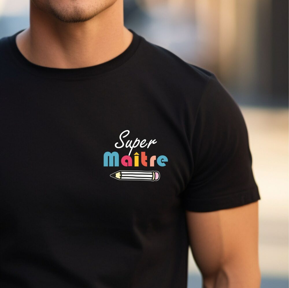 Tee-shirt "Super Maître" – Image 3
