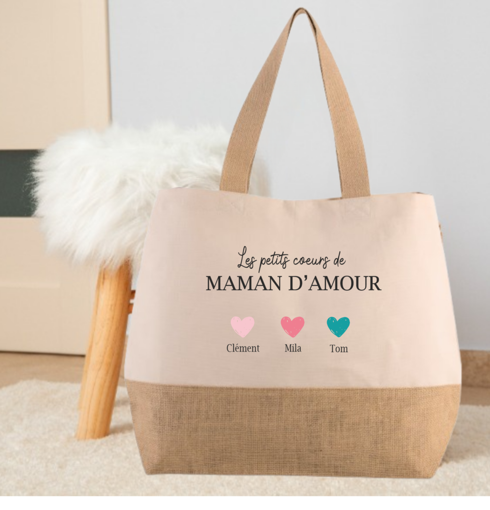 sac personnalisé maman