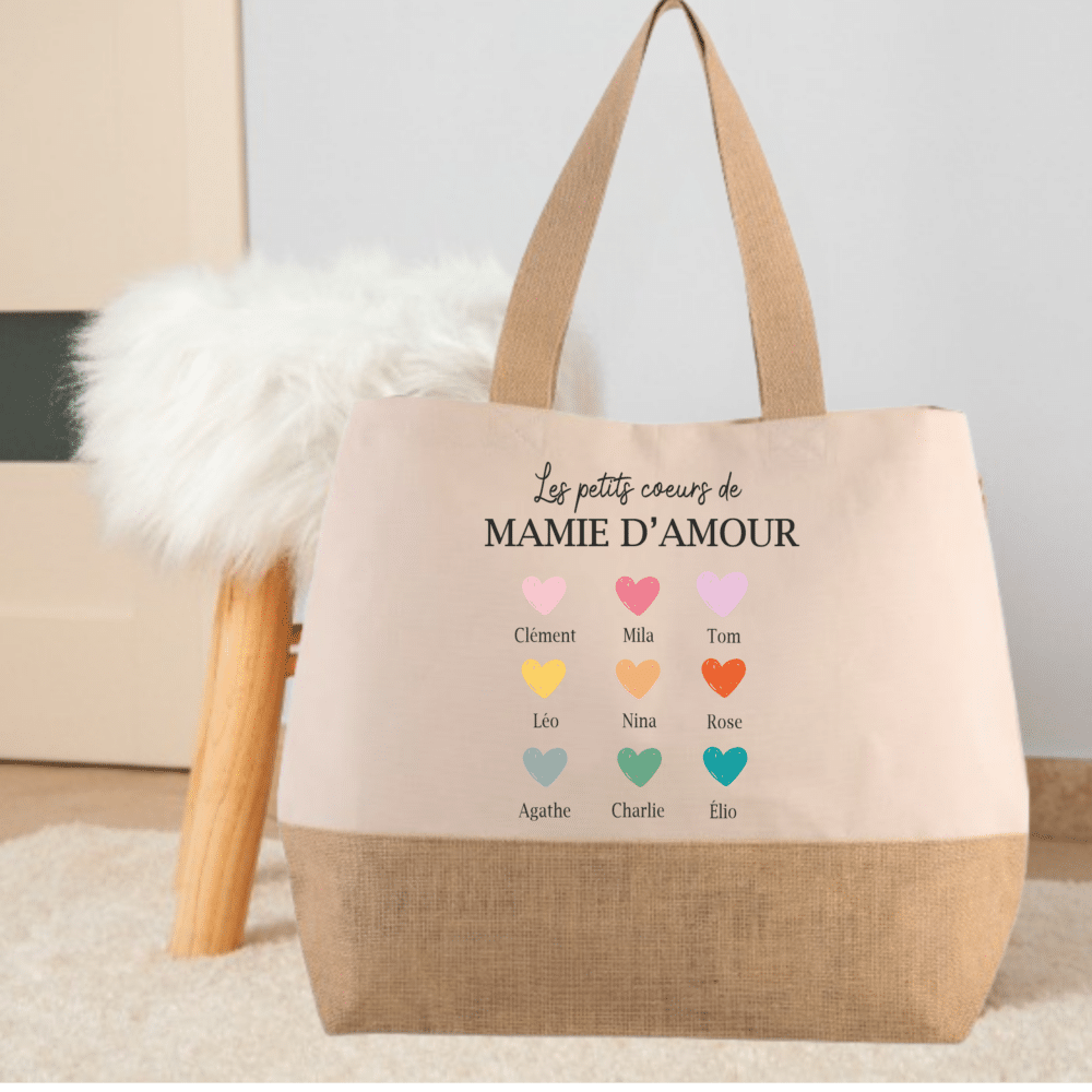 sac personnalisé mamie