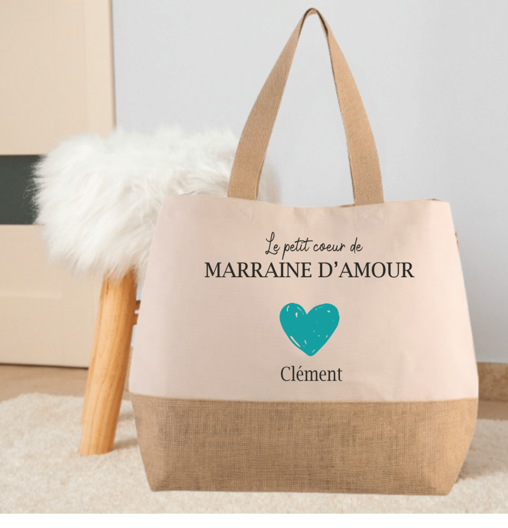 sac personnalisé marraine