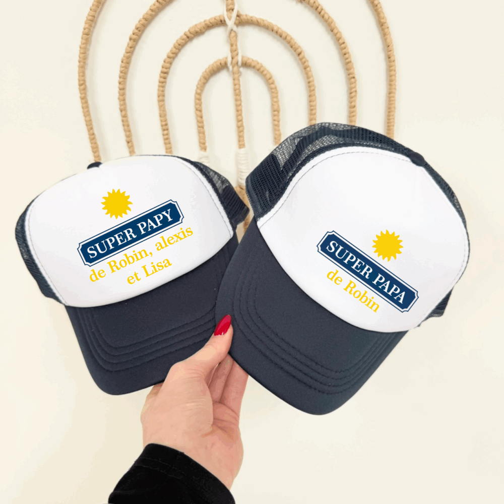casquette personnalisé fête des pères