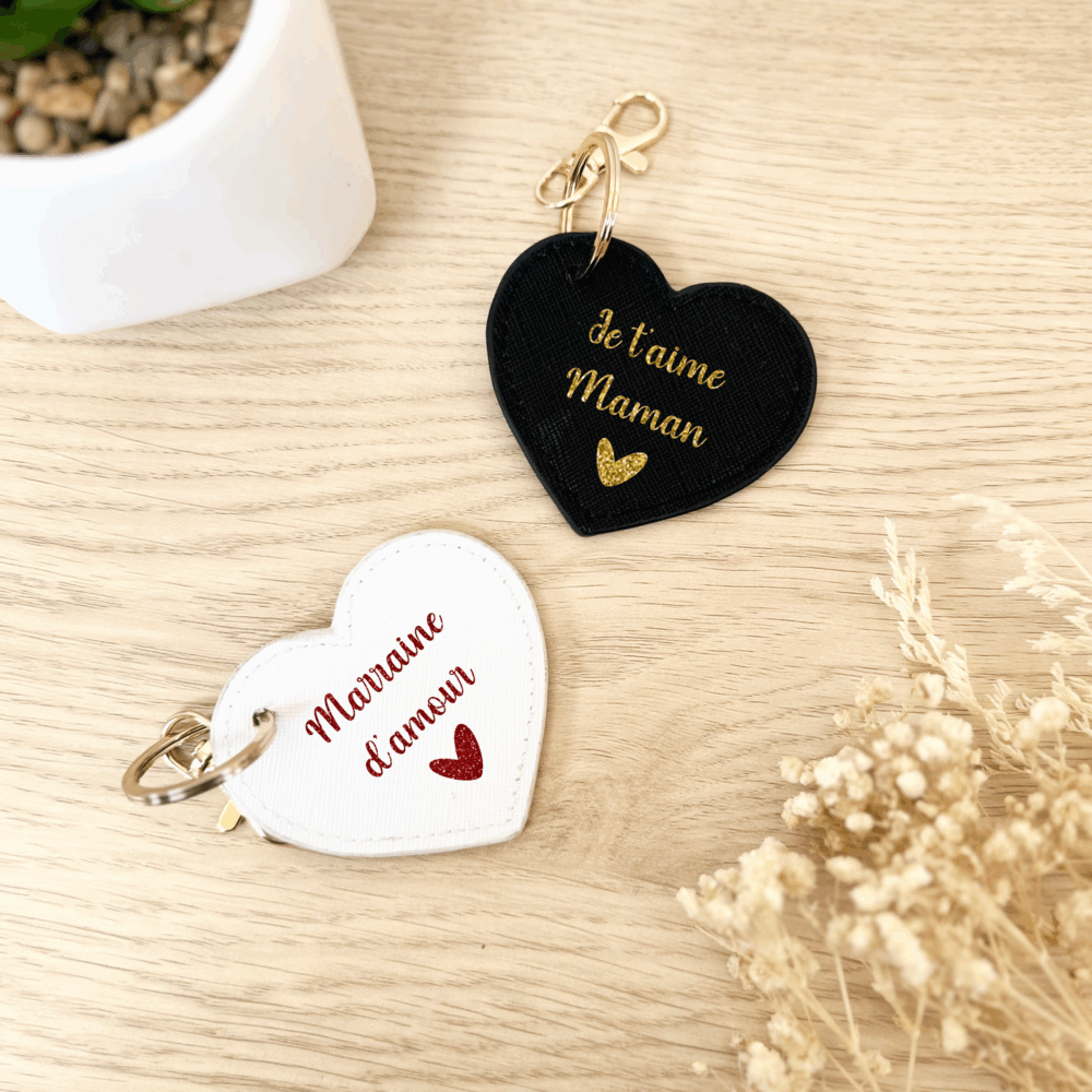 cadeau marraine, porte-clés personnalisé, anniversaire, baptême