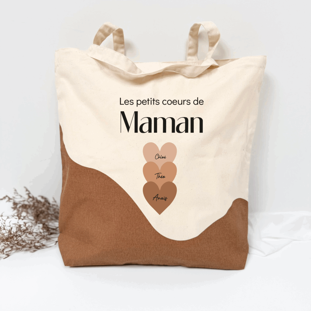 tote bag maman, cadeau de noël, fête des mères