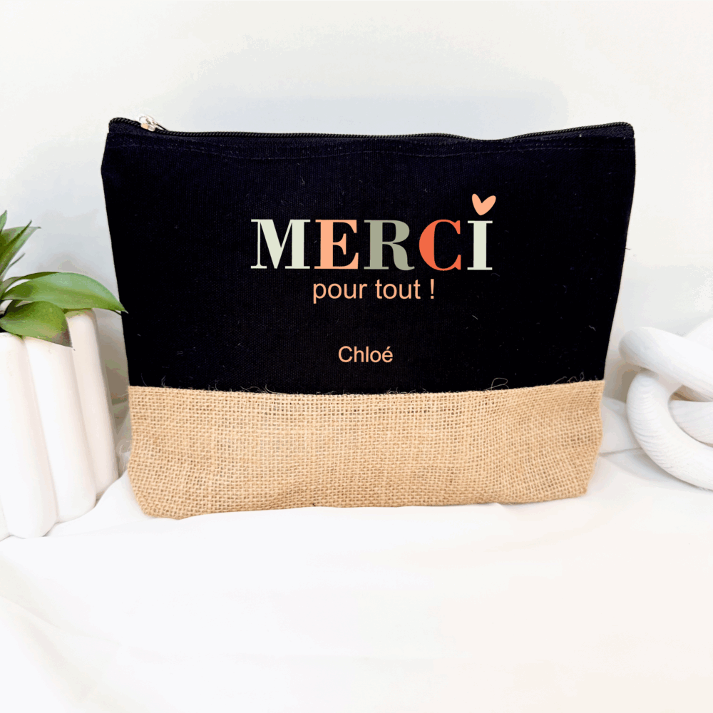 trousse nounou, remerciement, idée cadeau nounou, cadeau personnalisé