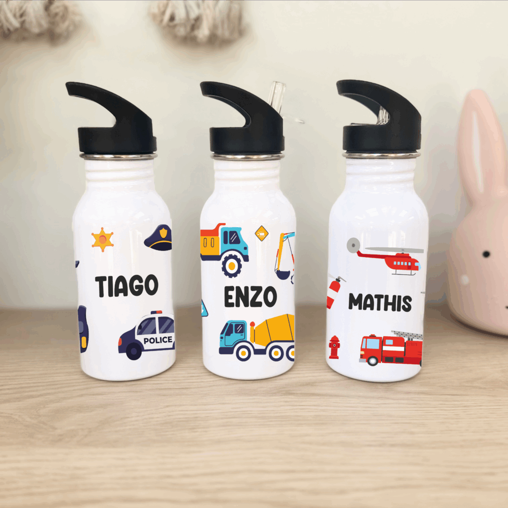 Gourde pour enfant, cadeau personnalisé anniversaire, noël