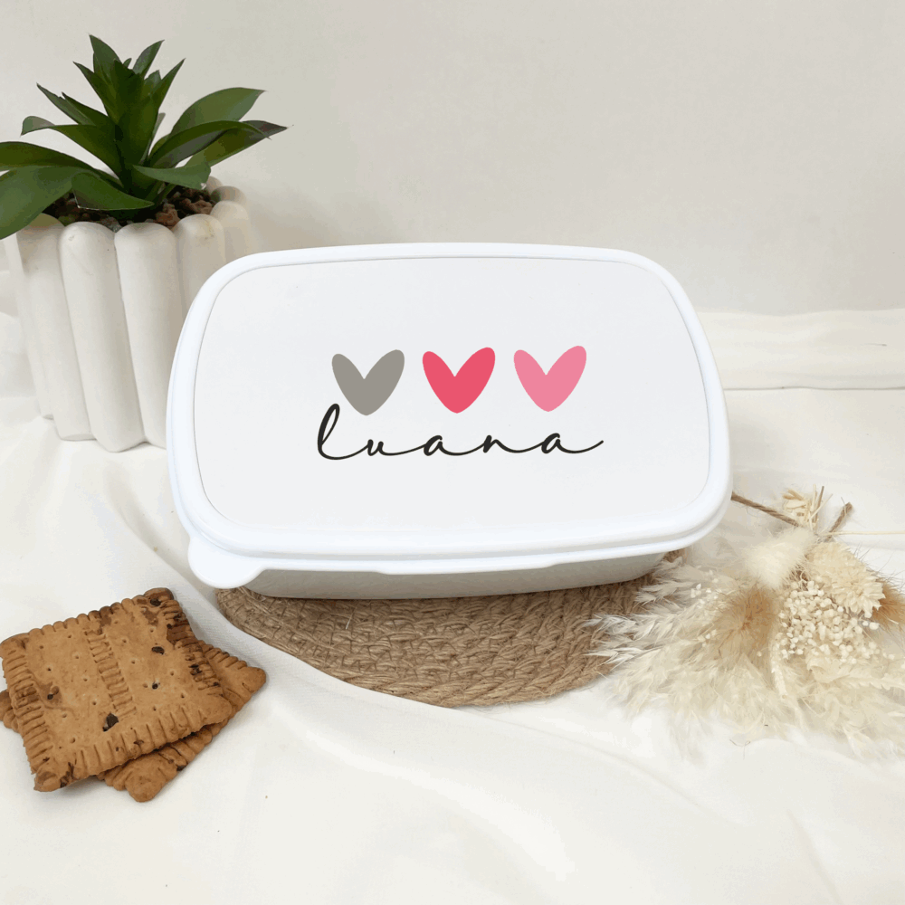 Gourde + boîte à goûter cœurs – Image 7