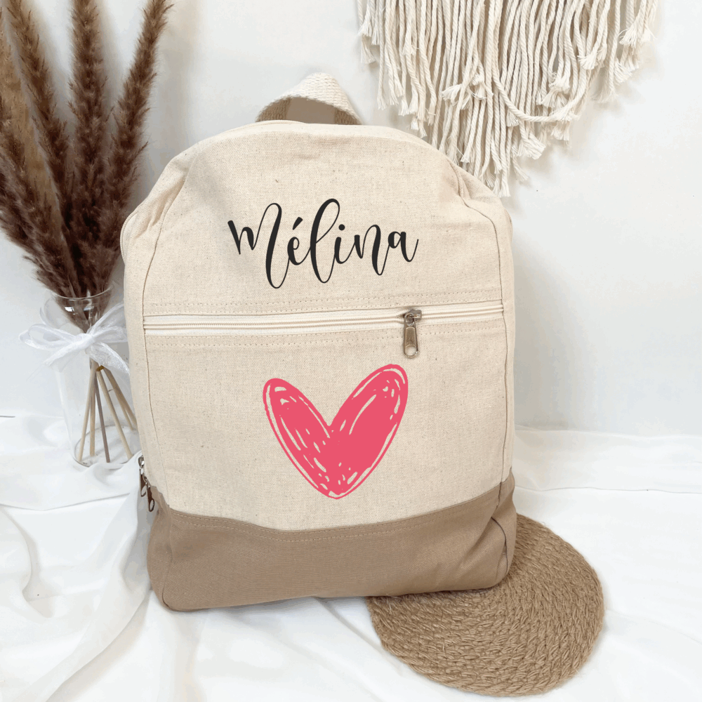 sac à dos personnalisé, sac d'école, cartable rentrée