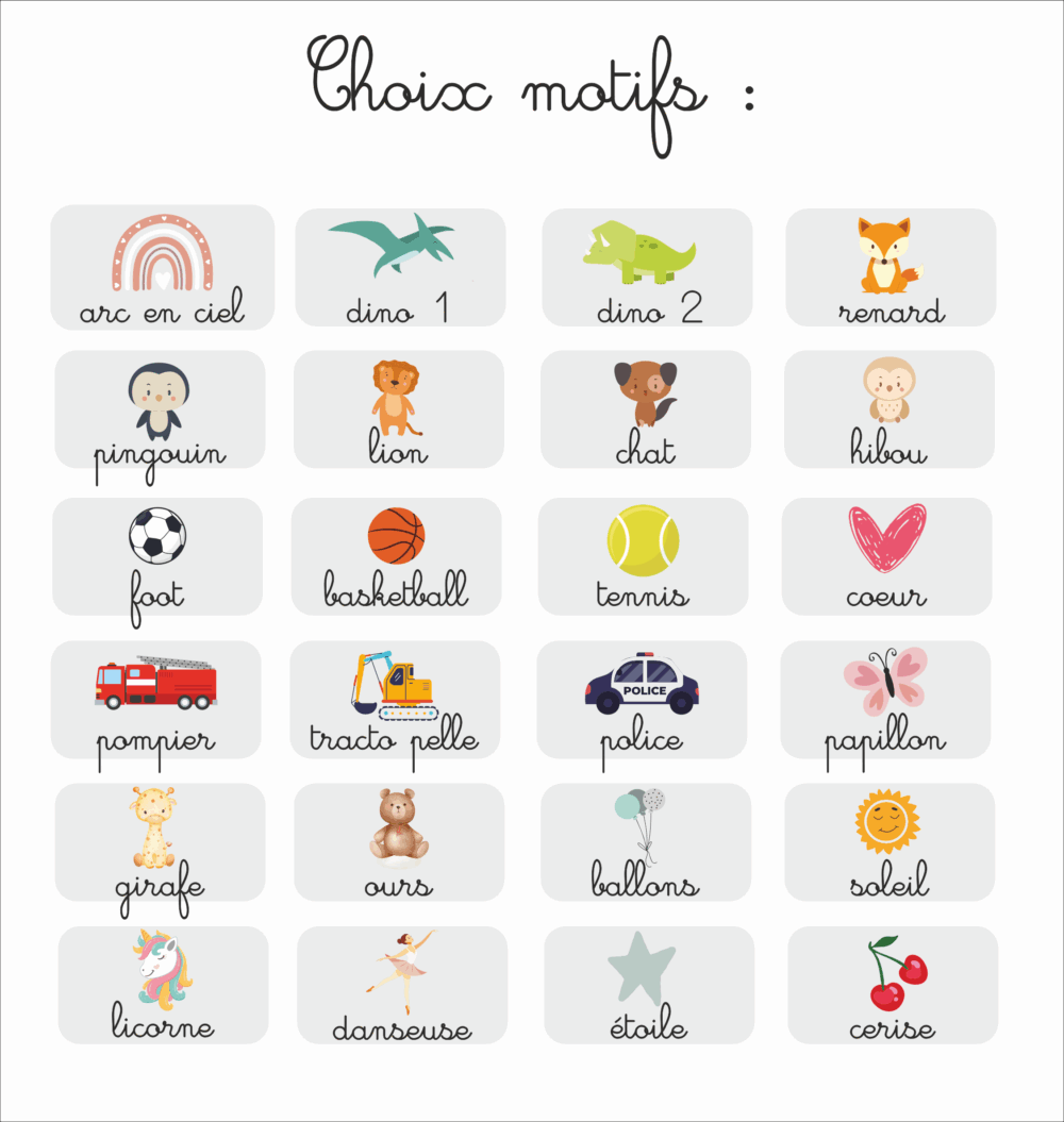 Etiquettes prénoms vêtements et objets – Image 2