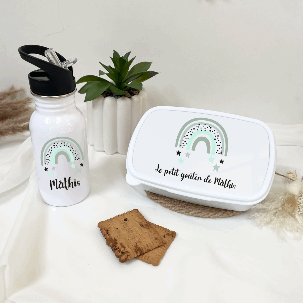 ensemble kit gouter enfant, cadeau anniversaire personnalisé