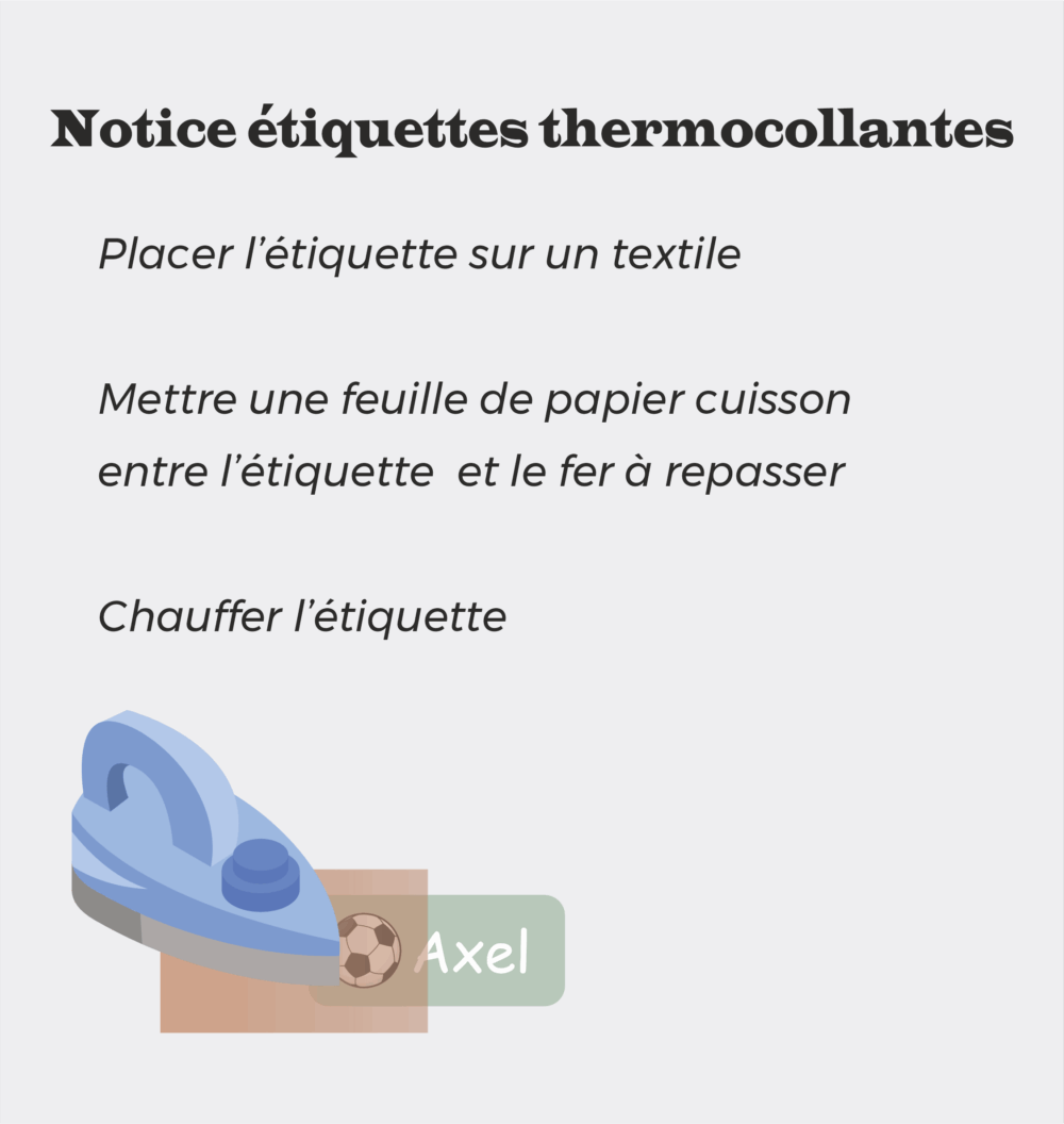 Etiquettes prénoms vêtements et objets – Image 5