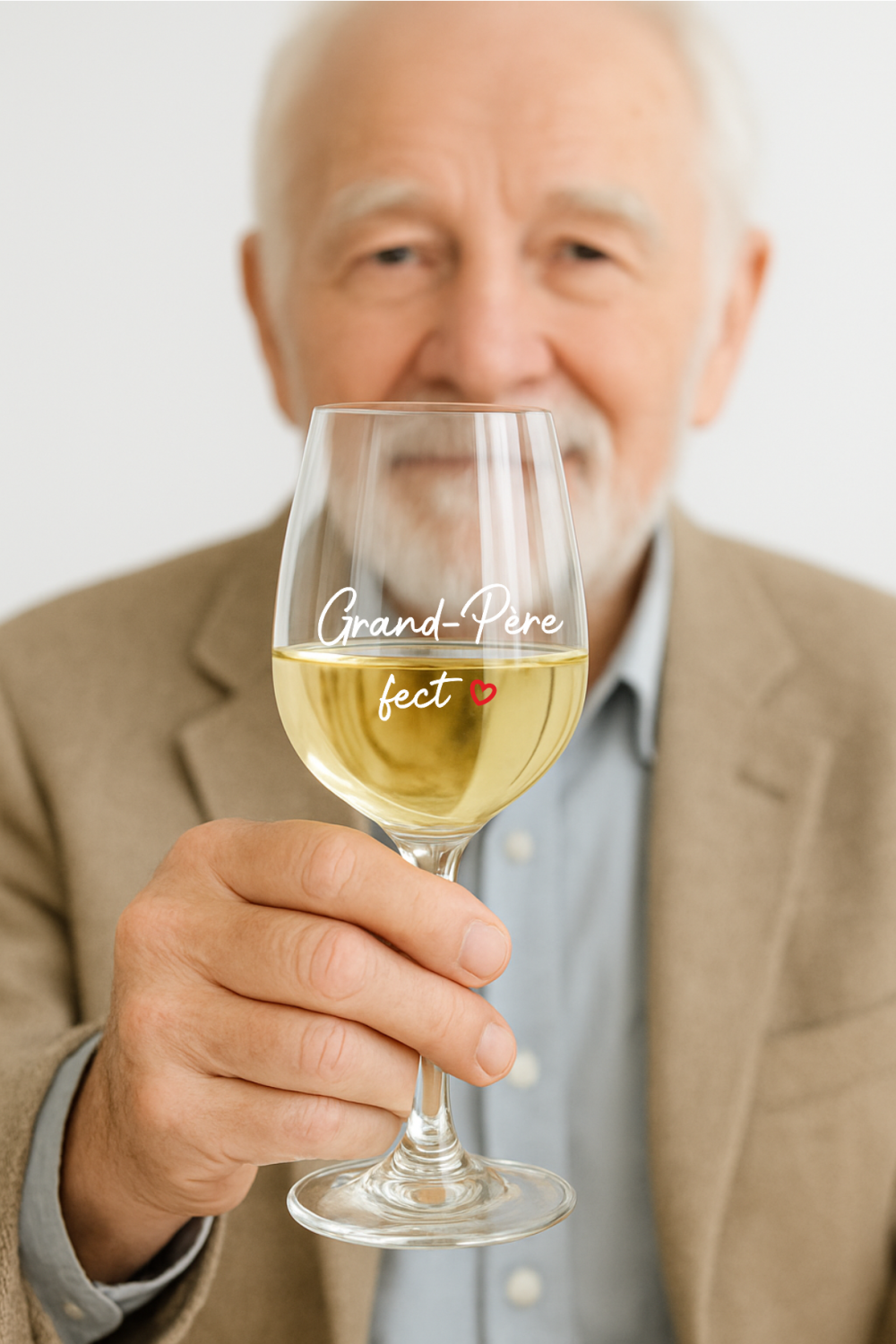 Verre personnalisé fête des grands-pères