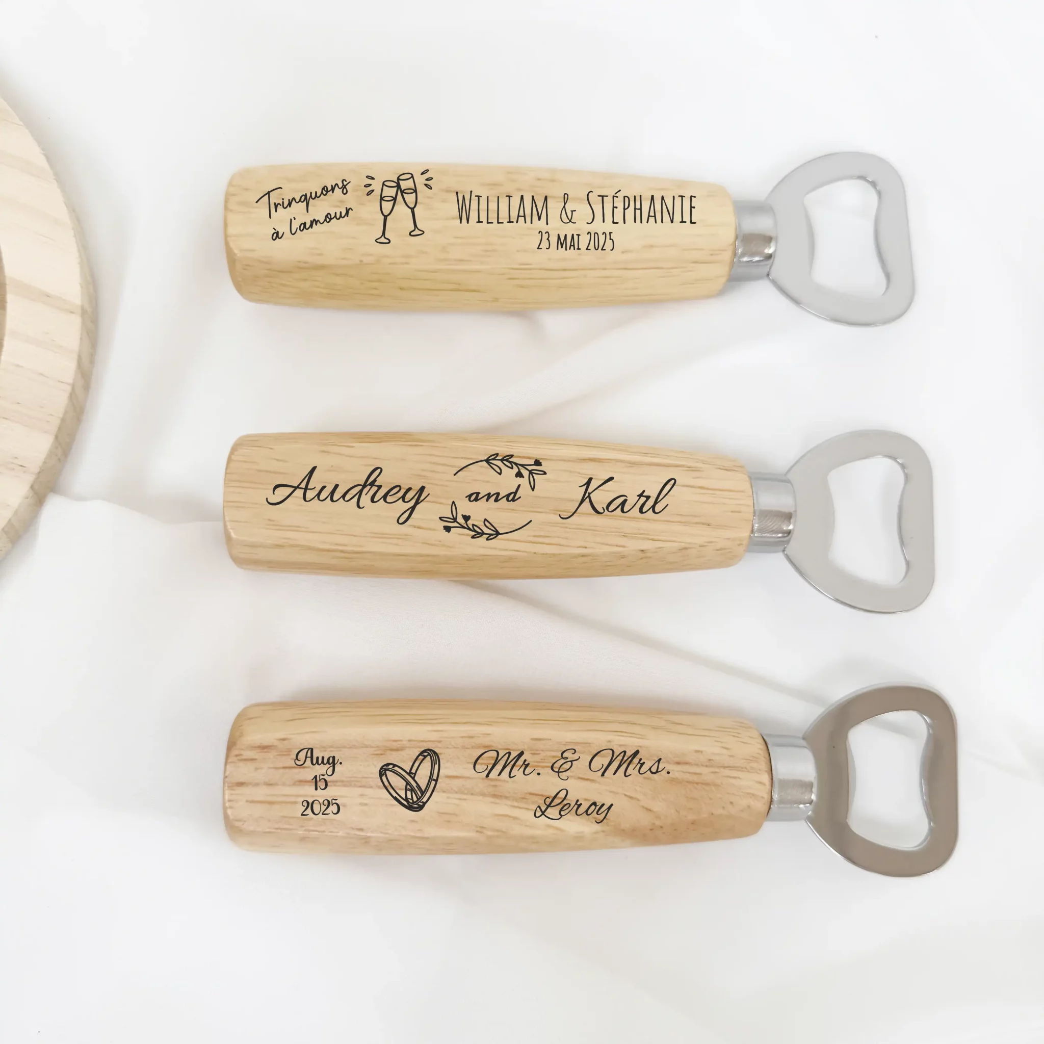 Idée cadeau mariage table invité