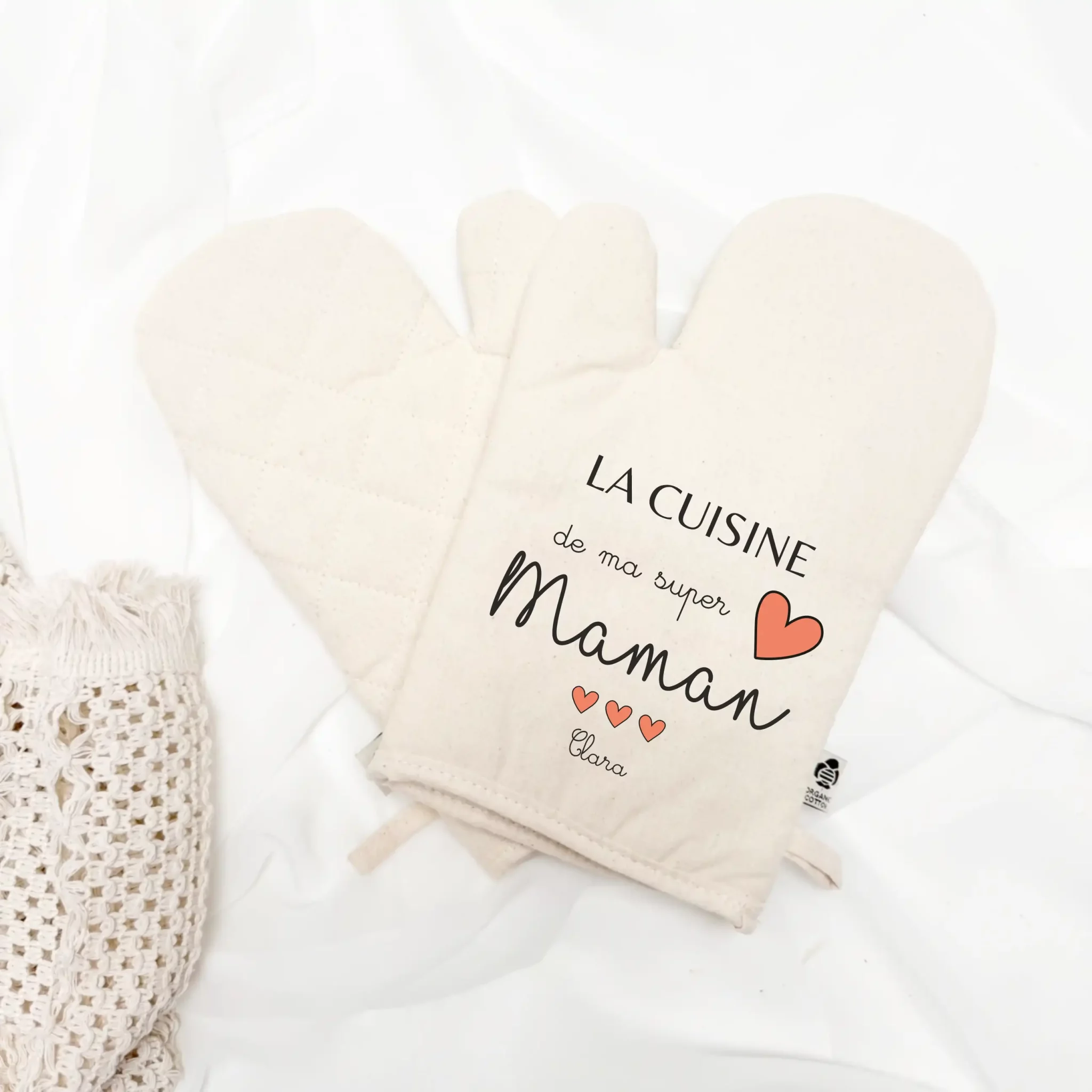 manique de four maman, fรชte des mรจres cadeau personnalisรฉ