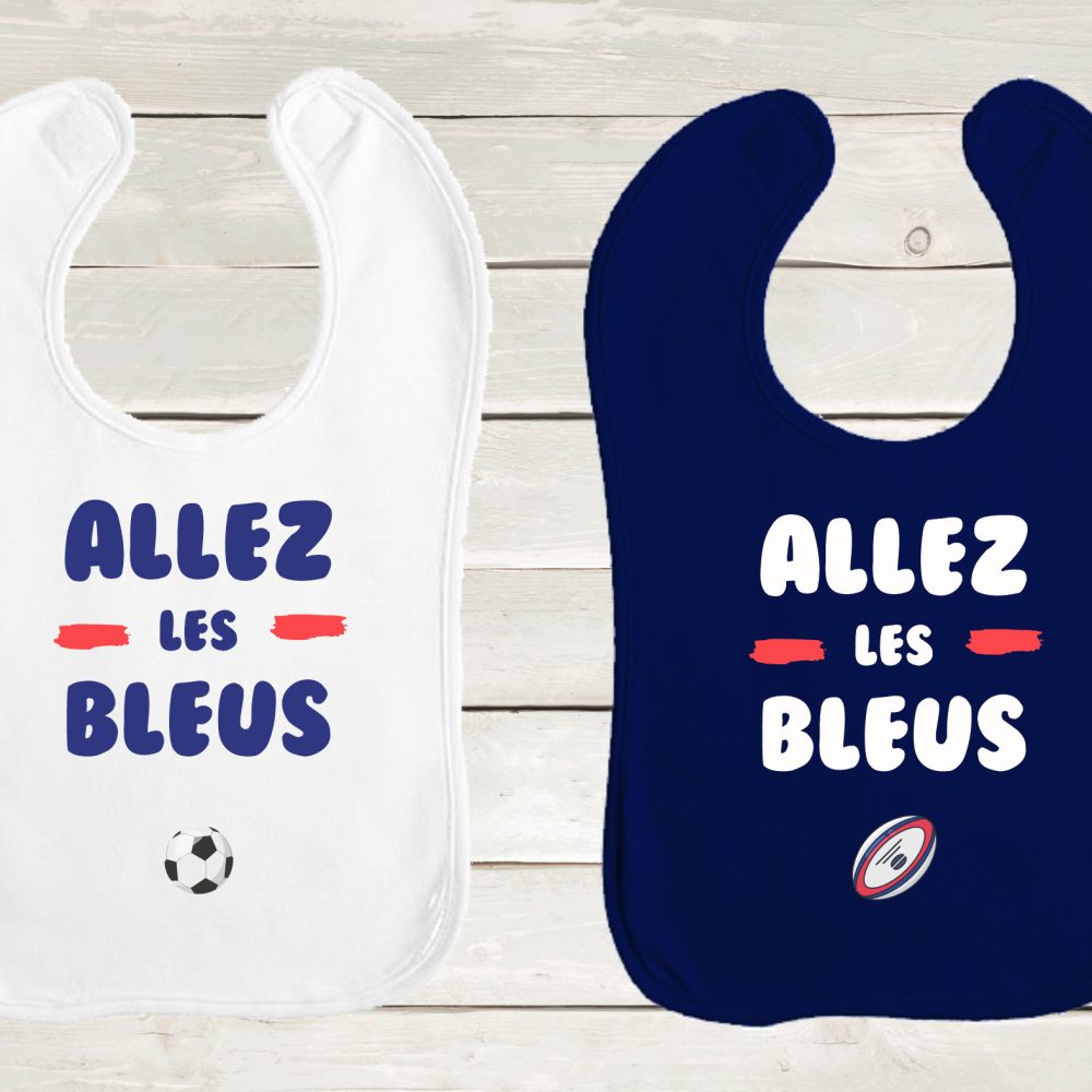 Bavoir supporter à personnaliser pour