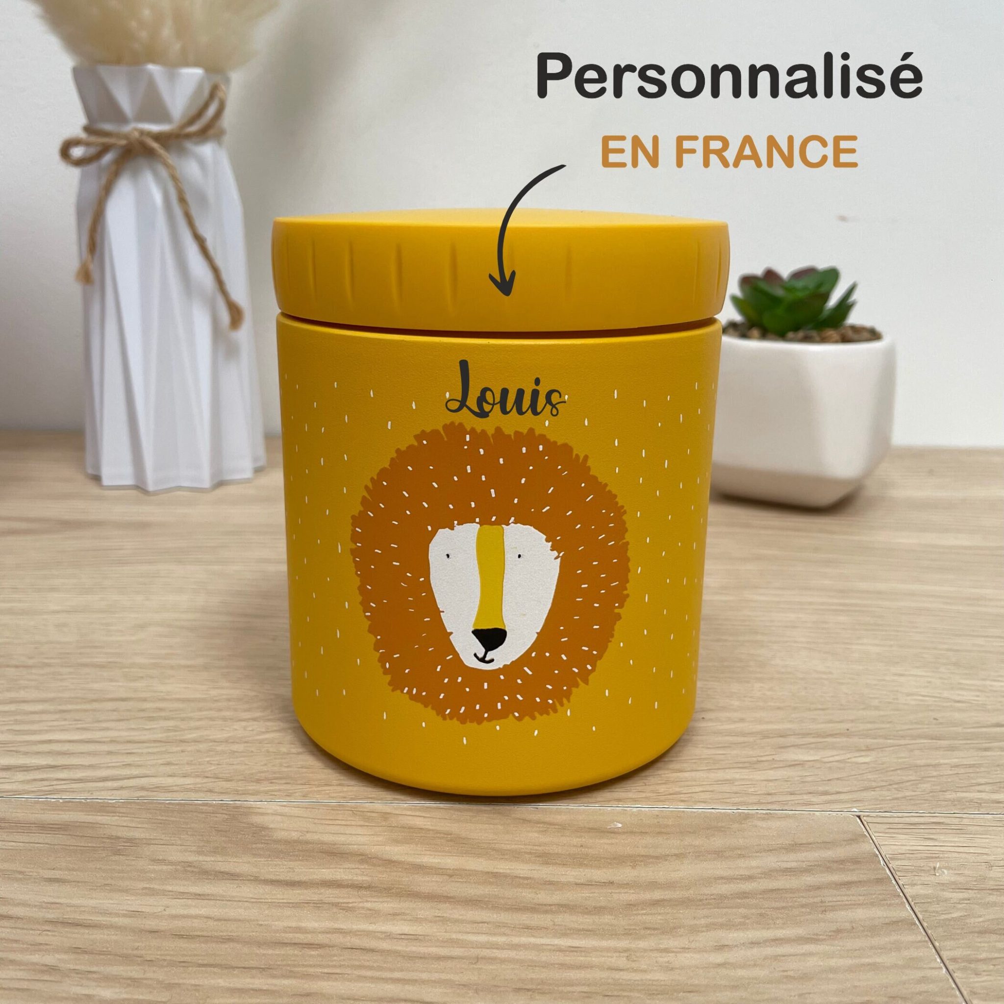 Boite à goûter enfant personnalisé ludique animaux
