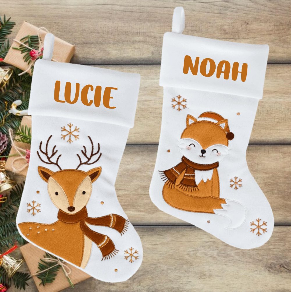 Botte noël prénom — cadeau noël famille