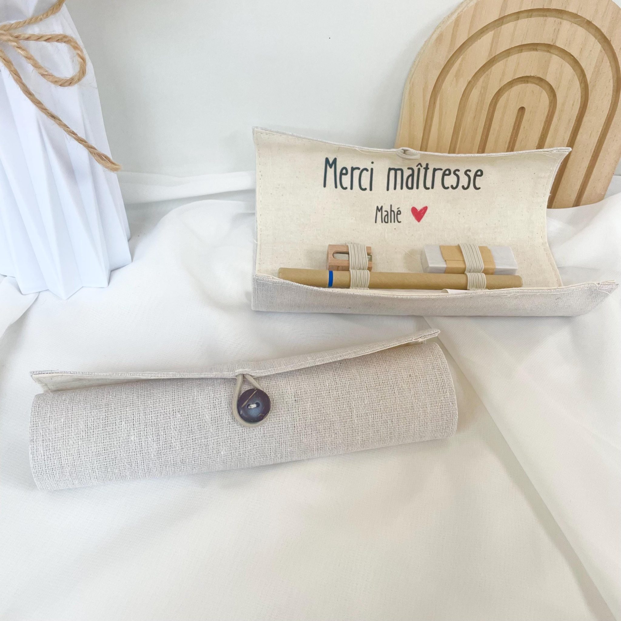 Cadeau maître - Trousse originale personnalisée maîtresse — cadeau originale personnalisé
