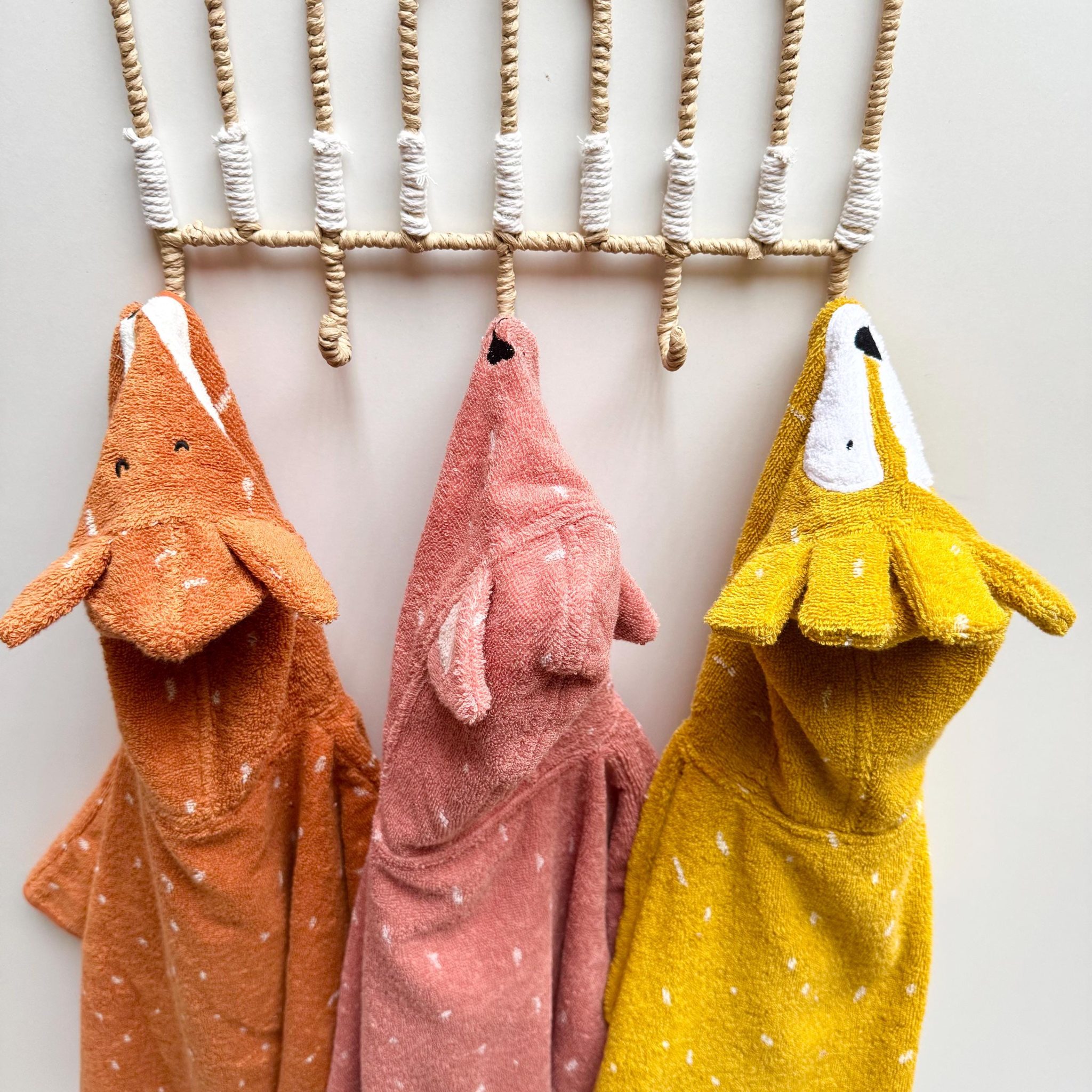 Cadeau naissance - Poncho bain enfant brodé nom — cadeau 12 mois