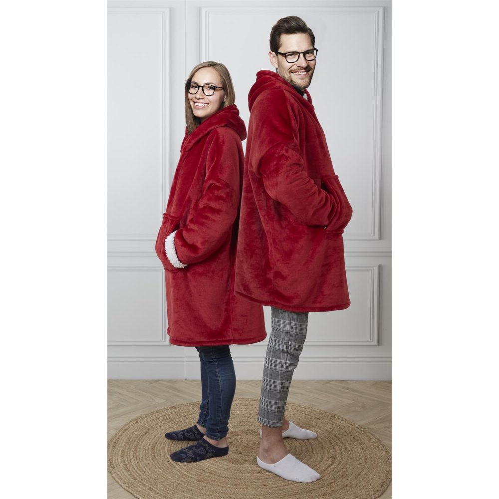 Cadeau Noël personnalisé sweat plaid épais brodé — noël
