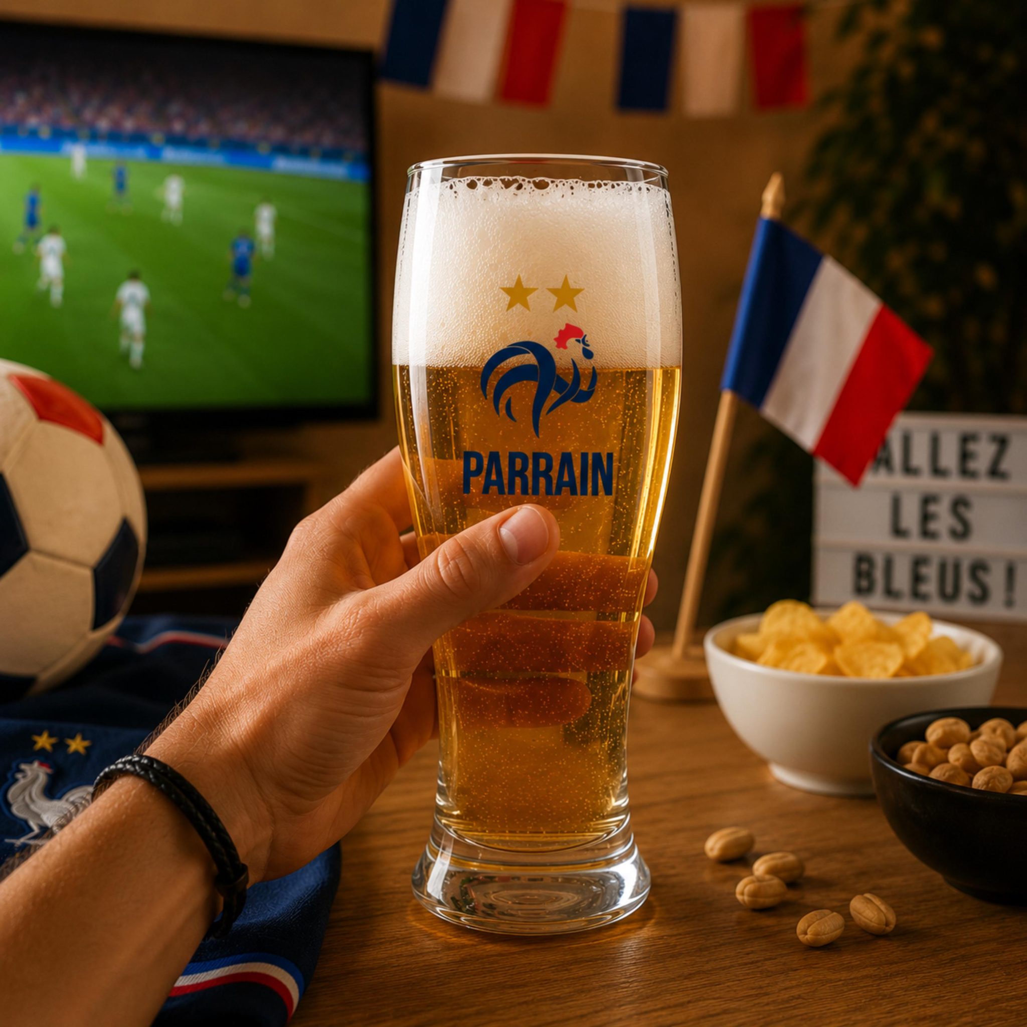 Cadeau Parrain football personnalisé