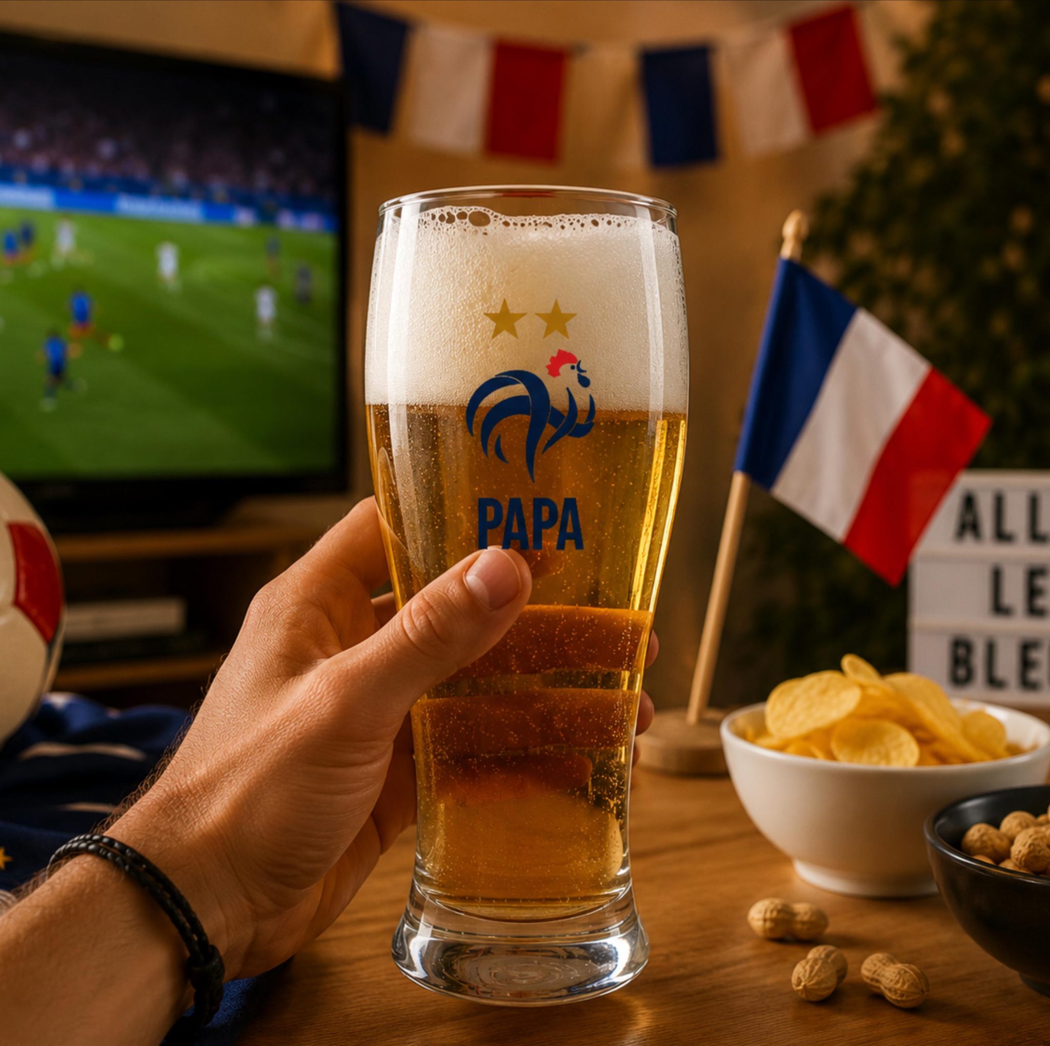 Cadeau Parrain football personnalisé — cadeau homme football