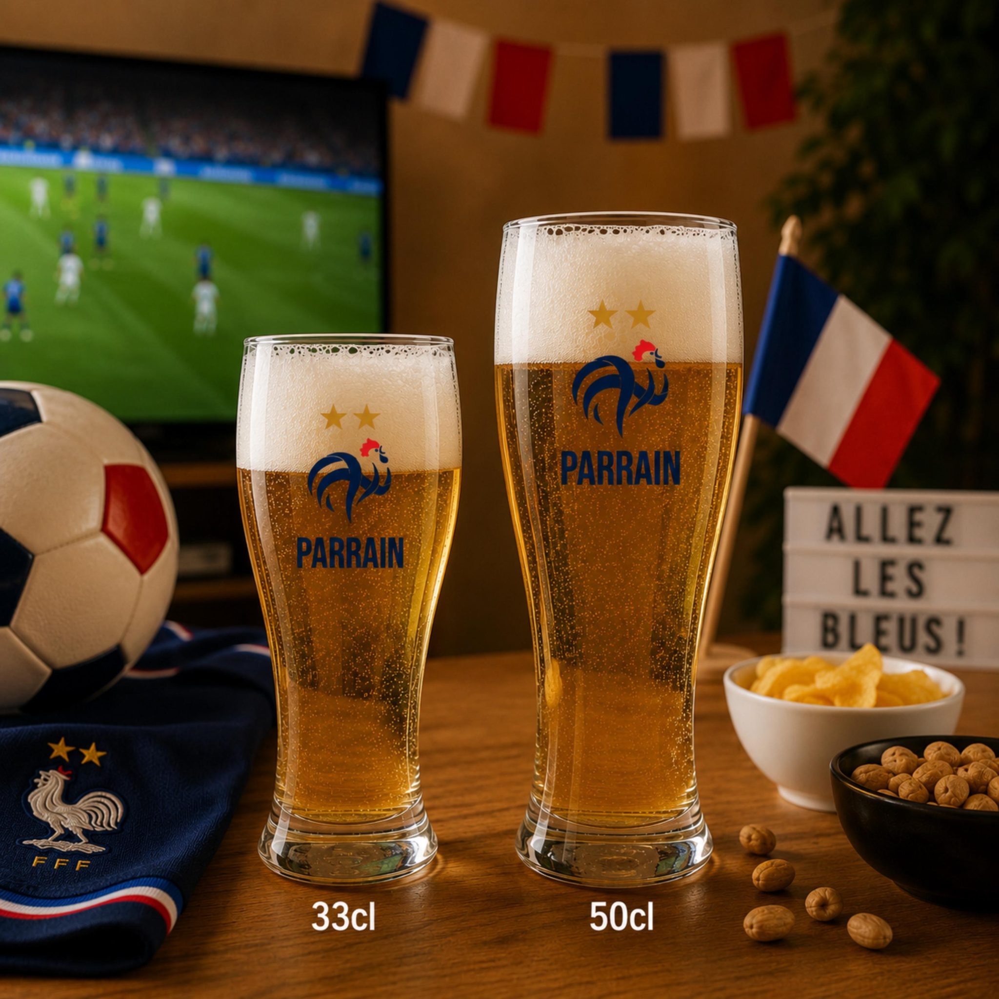 Cadeau Parrain football personnalisé — cadeau Parrain foot