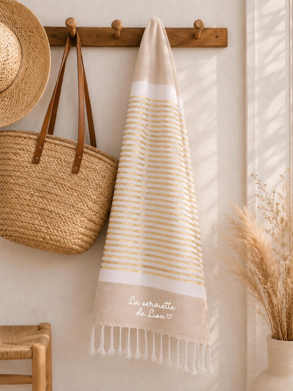 Cadeau Personnalisée Nounou– serviette de — garde enfant nounou