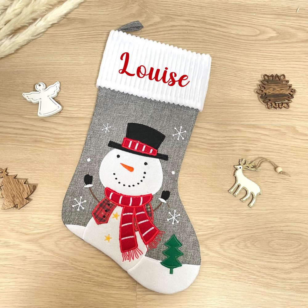 Chaussette de noël personnalisée Père noël