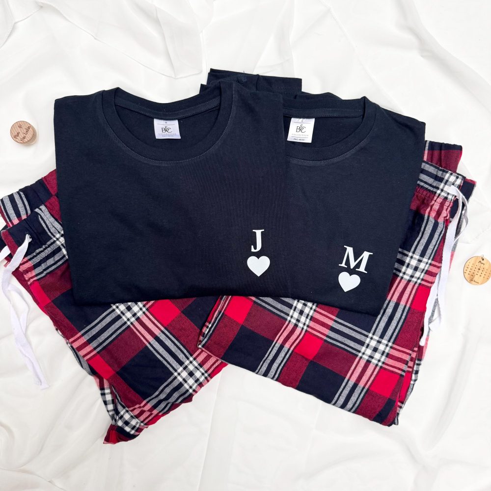 Ensemble Pyjama à carreaux personnalisé