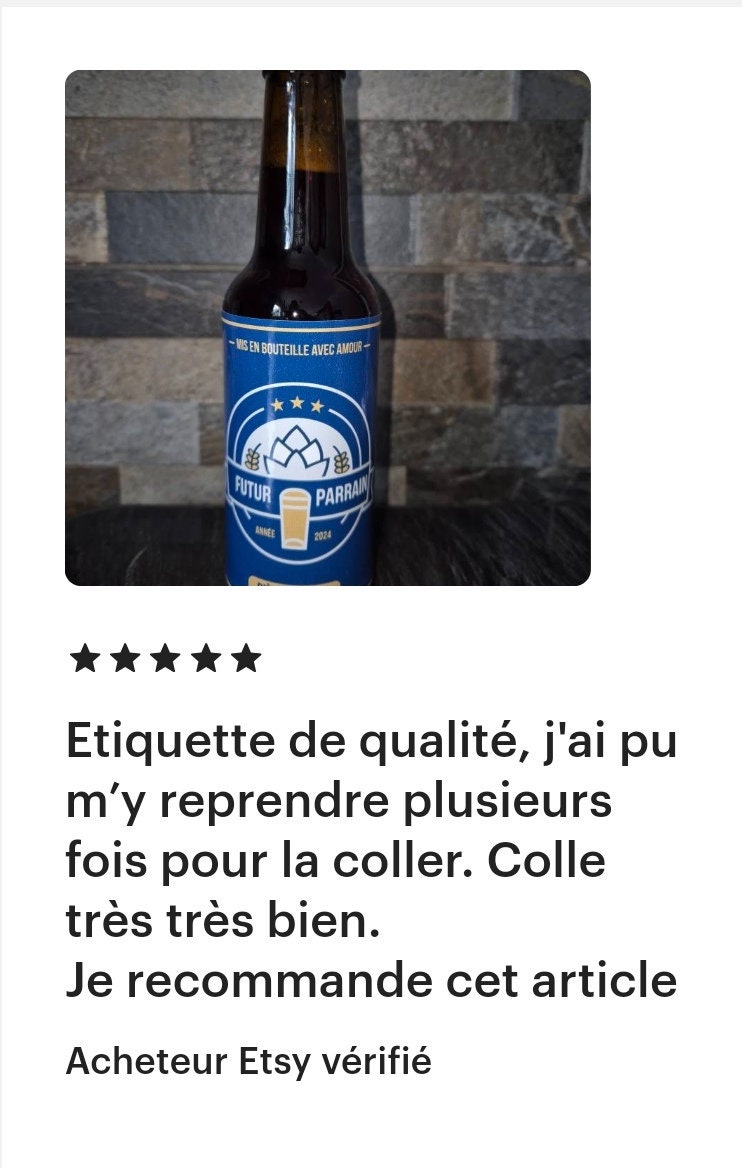 Etiquette Annonce Grossesse Bouteille Bière — annonce grossesse papa