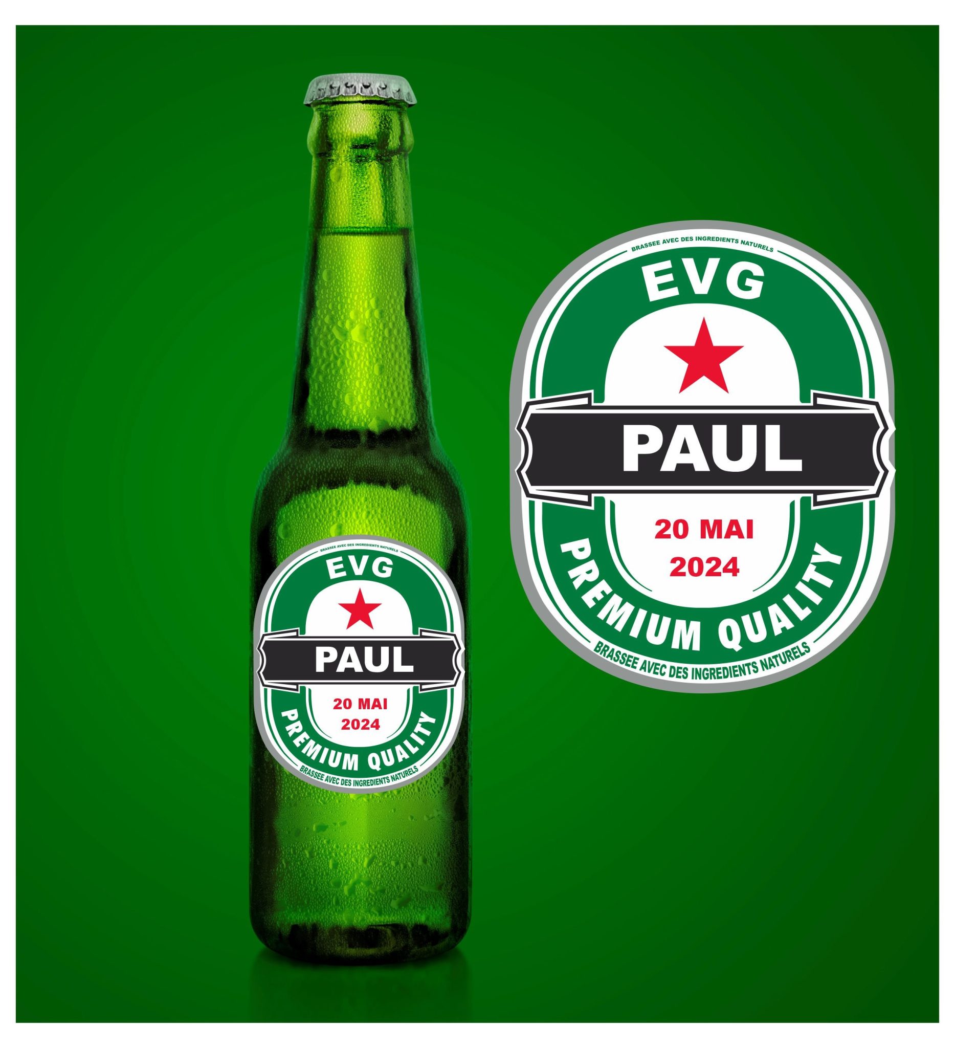 étiquette bière personnalisée